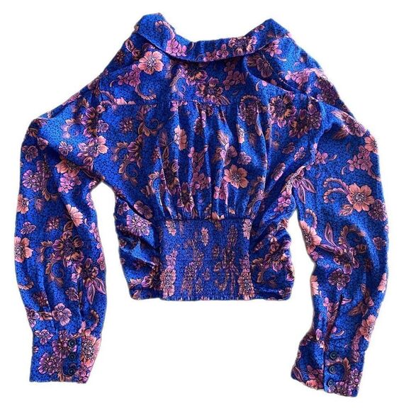 Free People I Got You Print Crop Top - Picture 4 of 7